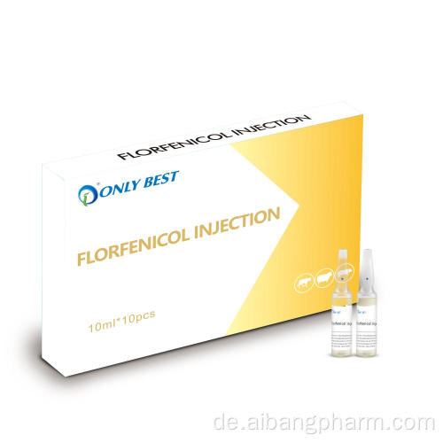 Veterinärmedizin Antibakterielles Florfenicol -Injektion